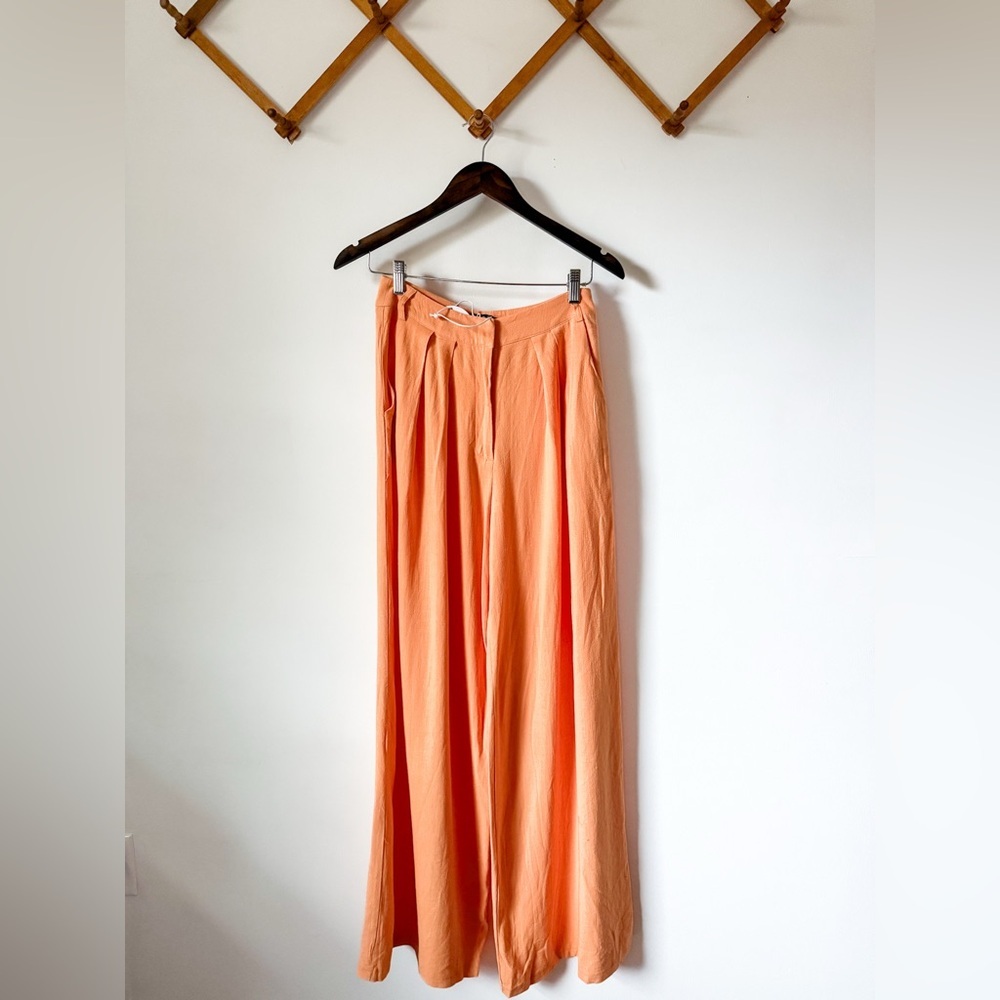 NWT Petal + Pup Fore Linen Blend Felix Wide Leg Pants